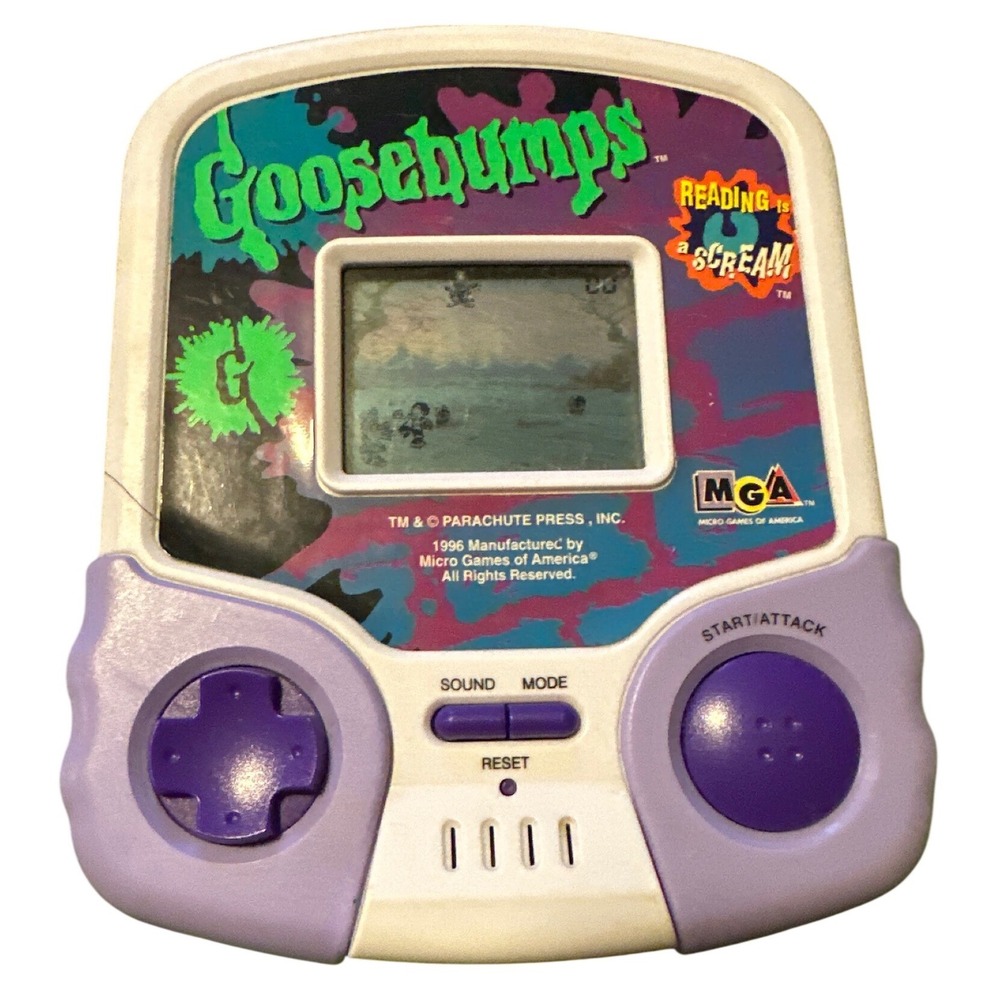 Vintage 1996 Goosebumps Handheld Electronic LCD Game MGA Entertainment Retro 90s